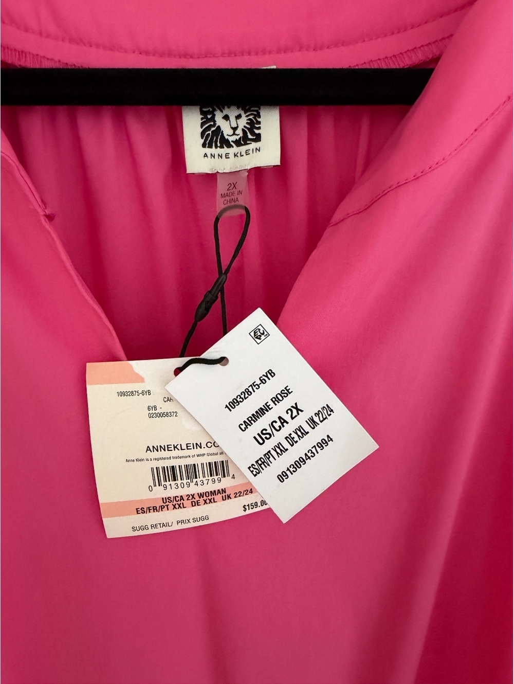 2X Anne Klein NWT dress - Picture 2 of 4
